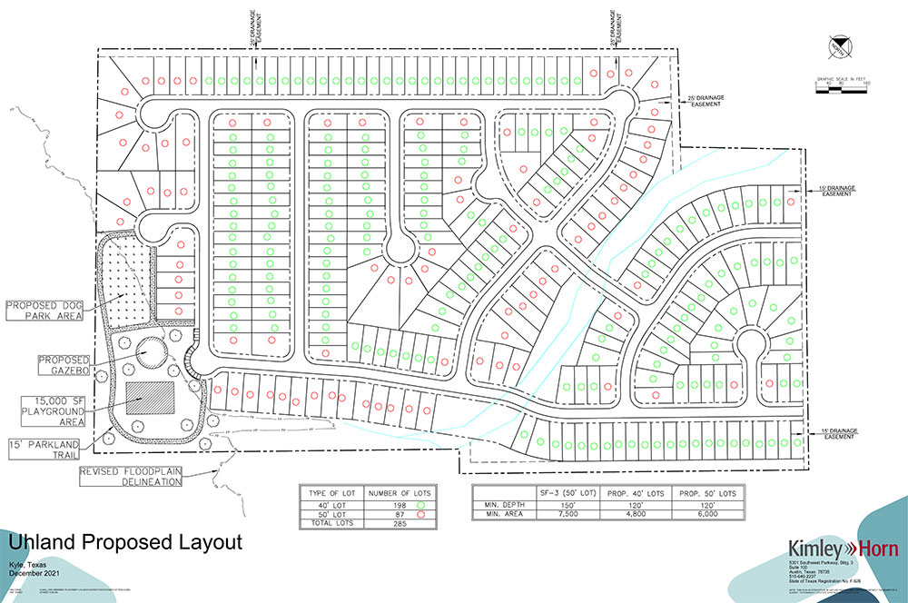 proposed layout